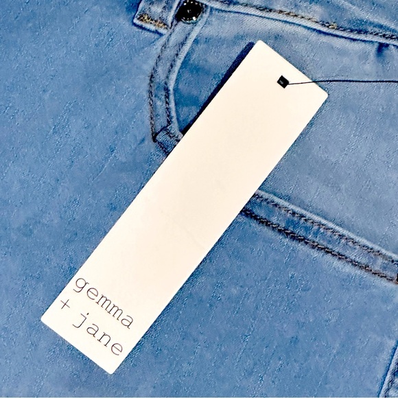 👖🌿 ANTHROPOLOGIE Gemma + Jane Boho Flare Jeans | Women’s Sz 12 | Bell Bottoms - Picture 4 of 4